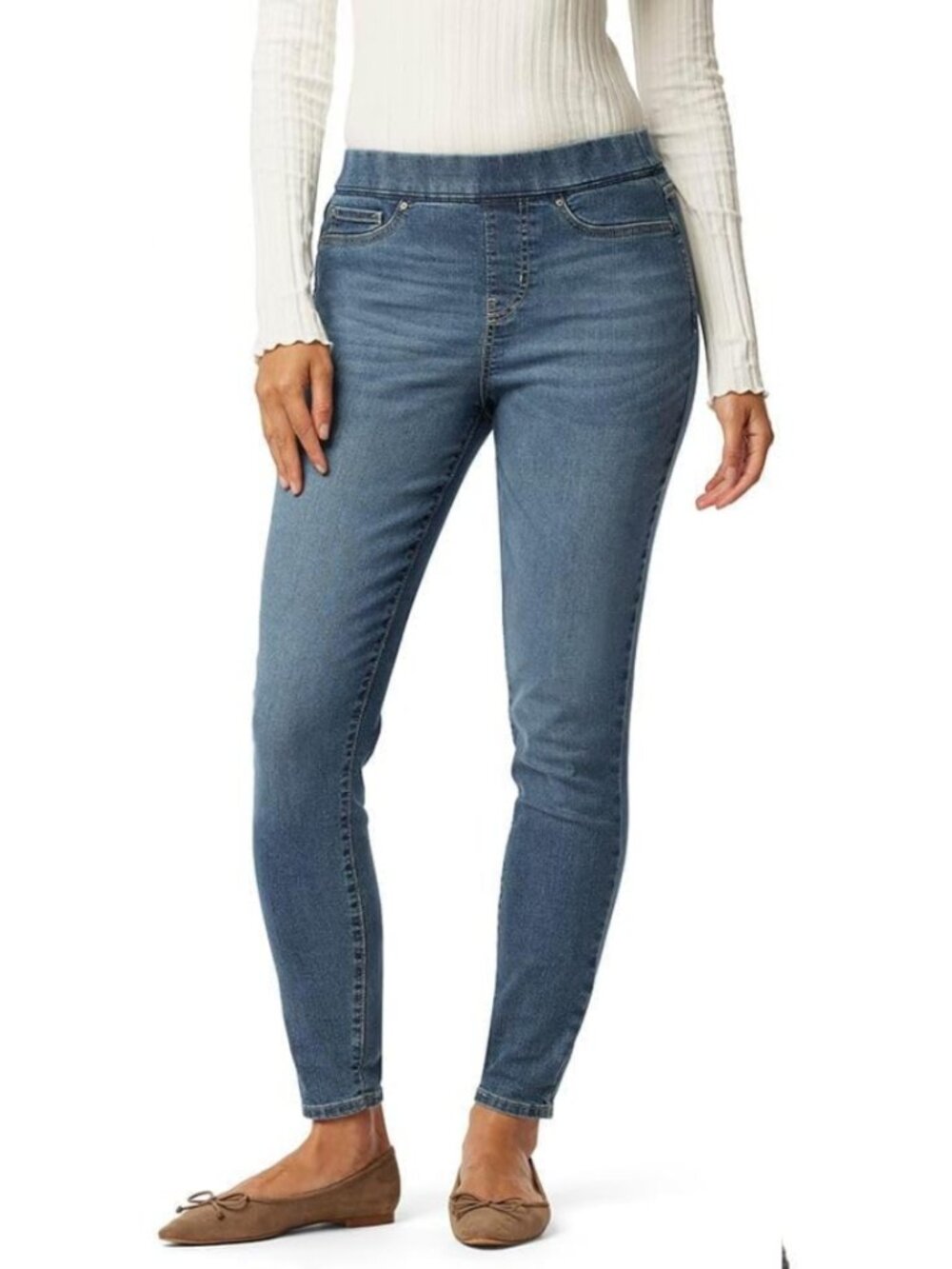 NWT Levi Signature Totally Shaping Pull-On Skinny Jeans Womens 47x29 Stretch 26